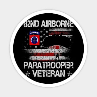 82nd Airborne Paratrooper Veterans Day Magnet